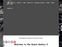 Tablet Screenshot of dancegallery2.com